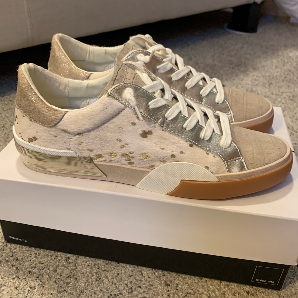Dolce Vita Zina calf hair sneakers 8.5